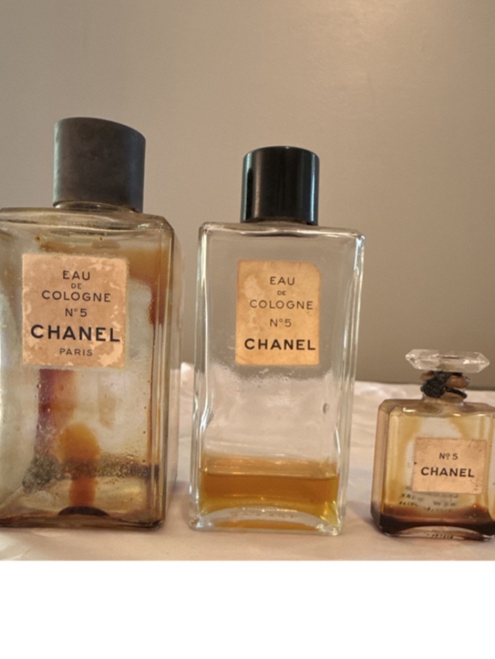 Collectable Vintage Chanel No. 5 Bottles